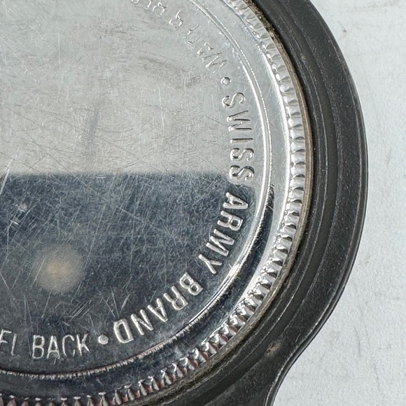 SWISS ARMY 330 Water Resistant Swiss Wristwatch Genuine Leather Band - Picture 9 of 12